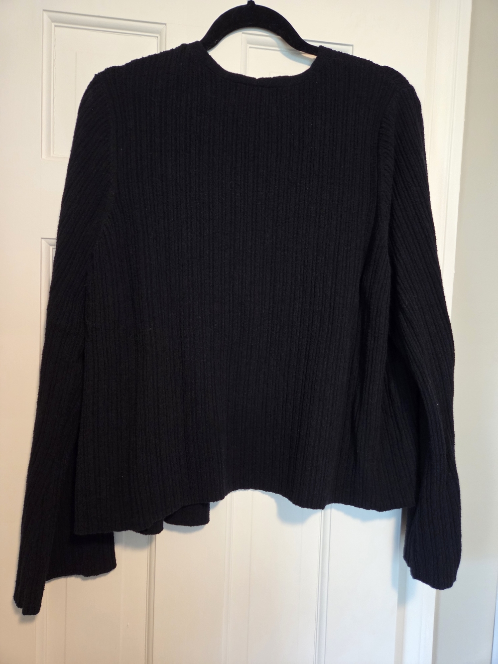 Old Navy Soft Black Ribbed Cardigan Sweater Size 2X - Picture 5 of 8